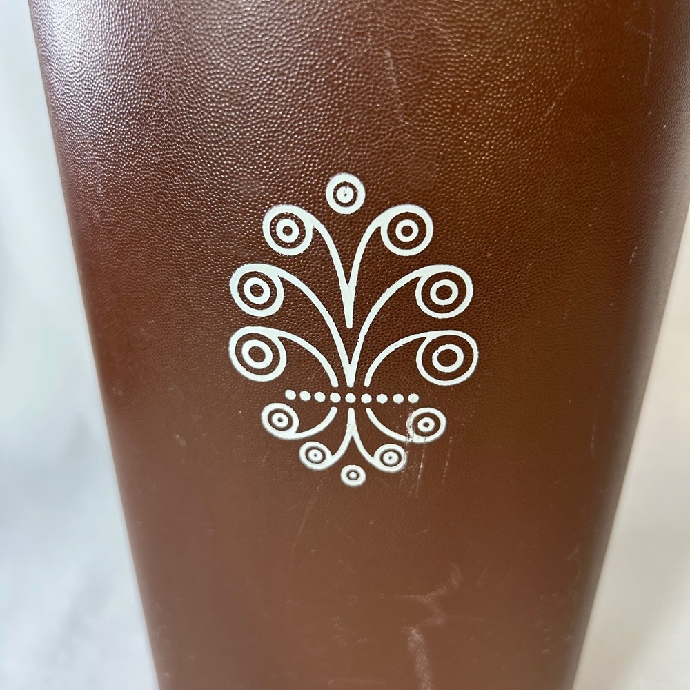 Vintage Brown Tupperware Canister with Translucent Lid White Emblem 10 in Tall - Picture 3 of 13